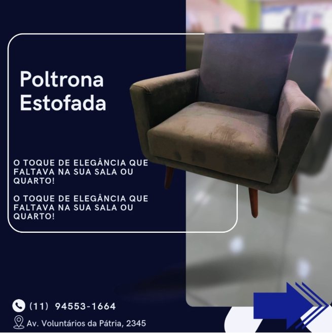 Poltrona Estofada